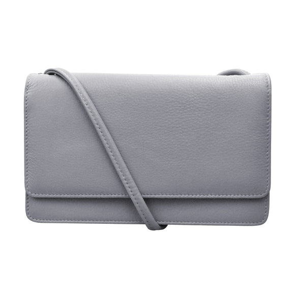 ili New York - FLAP PHONE BAG ORGANIZER - 6062 - Cool Grey