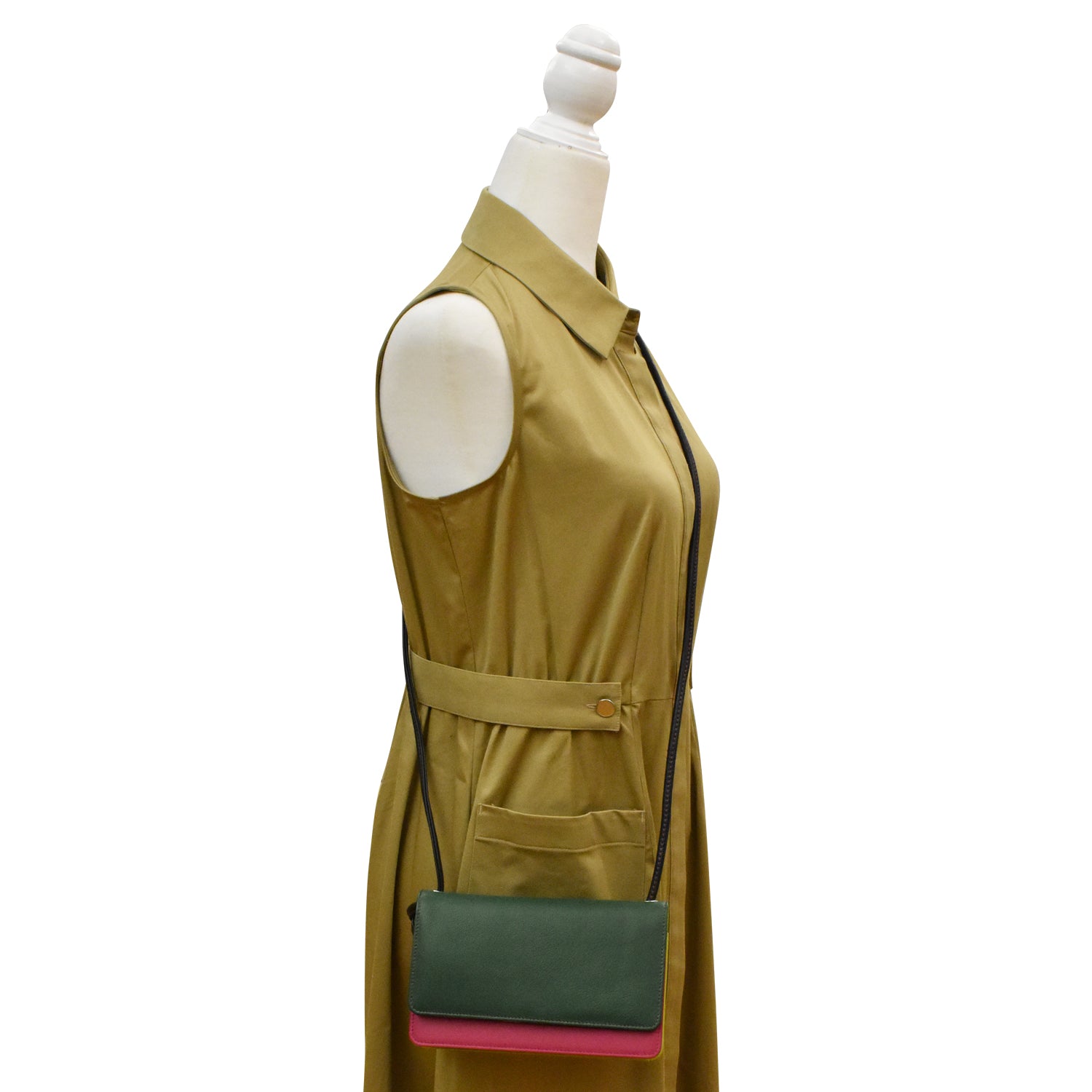 ili New York - FLAP PHONE BAG ORGANIZER - 6062 - Forest Multi