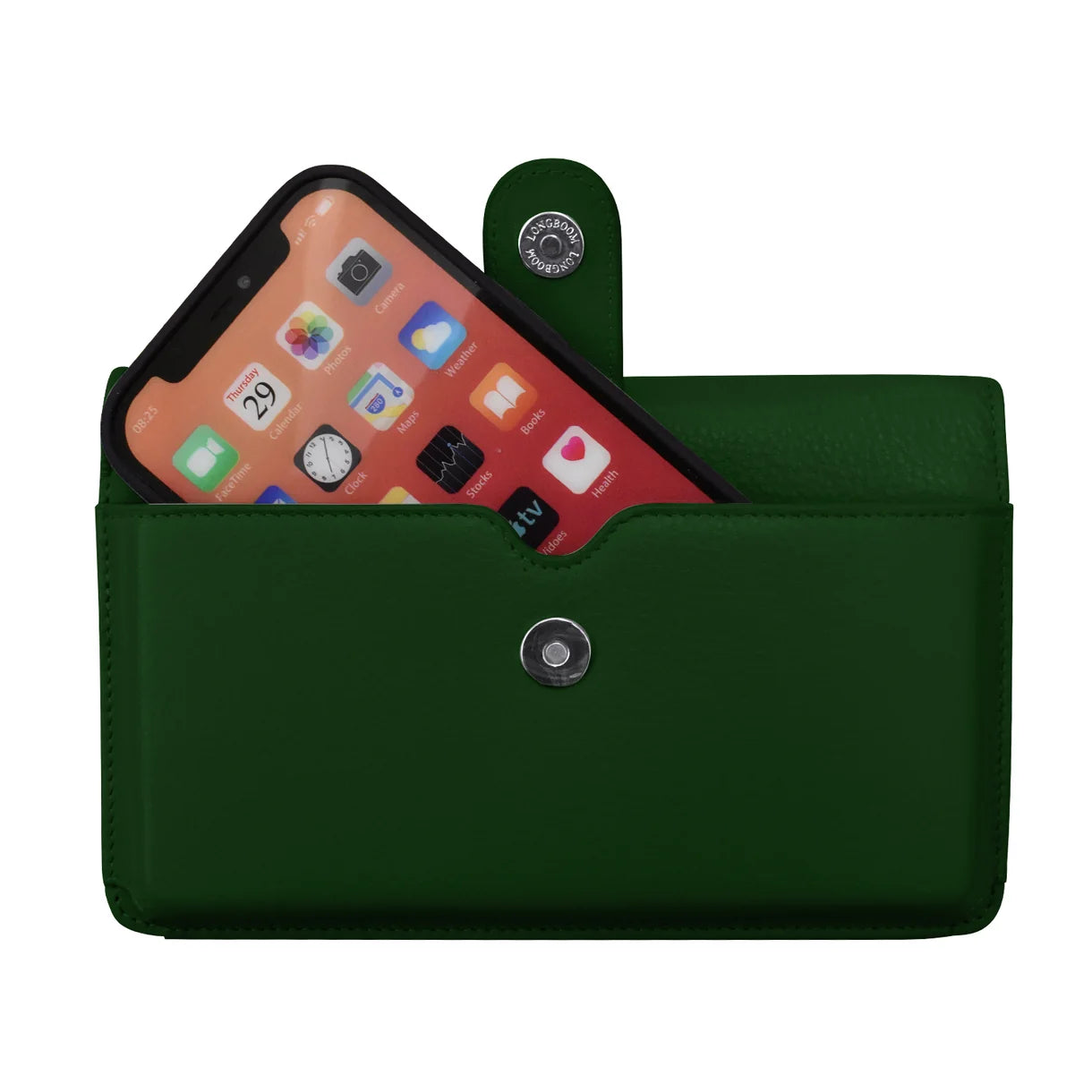 ili New York - FLAP PHONE BAG ORGANIZER - 6062 - Hunter Green