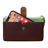 ili New York - FLAP PHONE BAG ORGANIZER - 6062 - Sage Multi