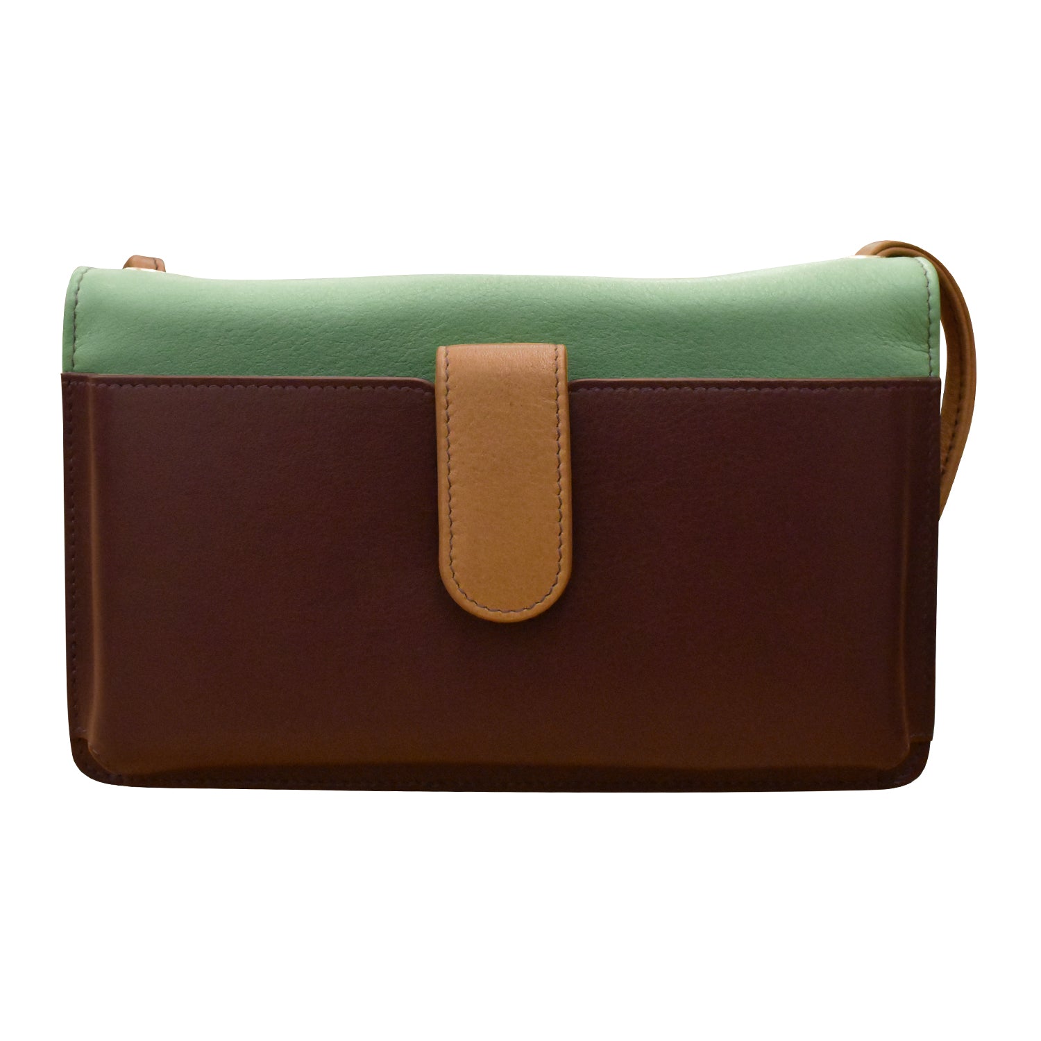 ili New York - FLAP PHONE BAG ORGANIZER - 6062 - Sage Multi
