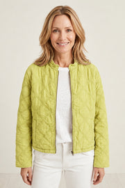 Habitat Washed Quilt Cotton Clipper Jacket - 60730 - AGAVE