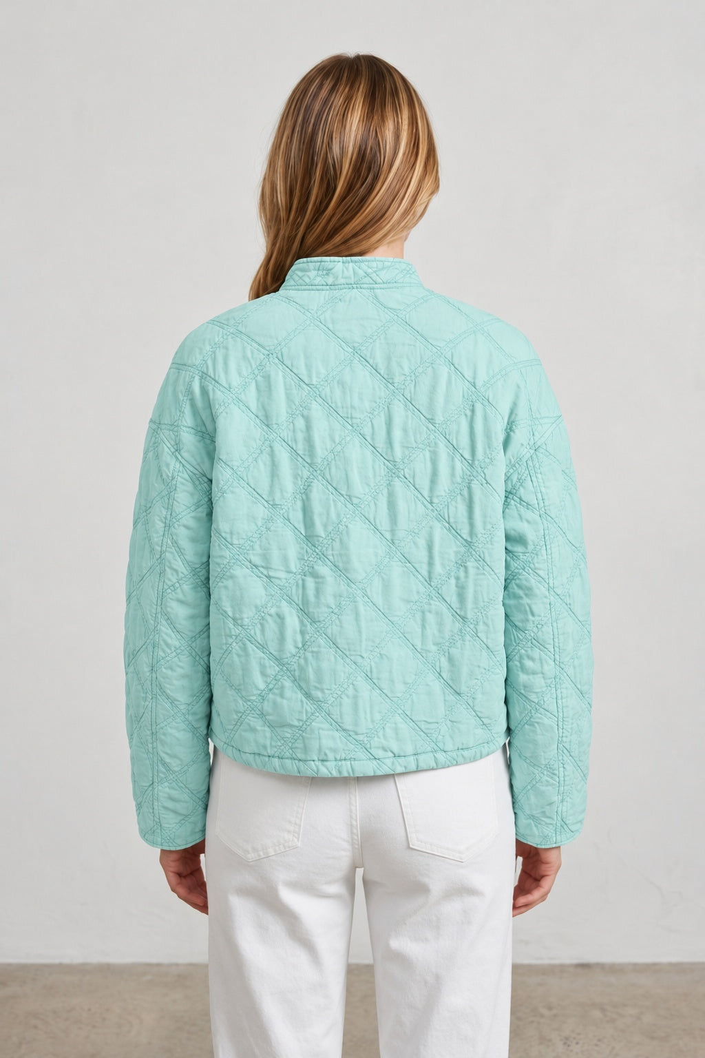 Habitat Washed Quilt Cotton Clipper Jacket - 60730 - REEF