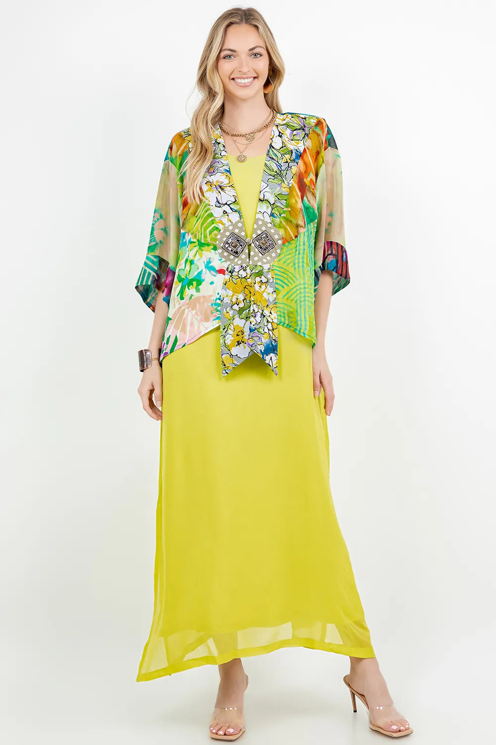 Sterling Style Frog Closure Jacket - 6073J CITRUS