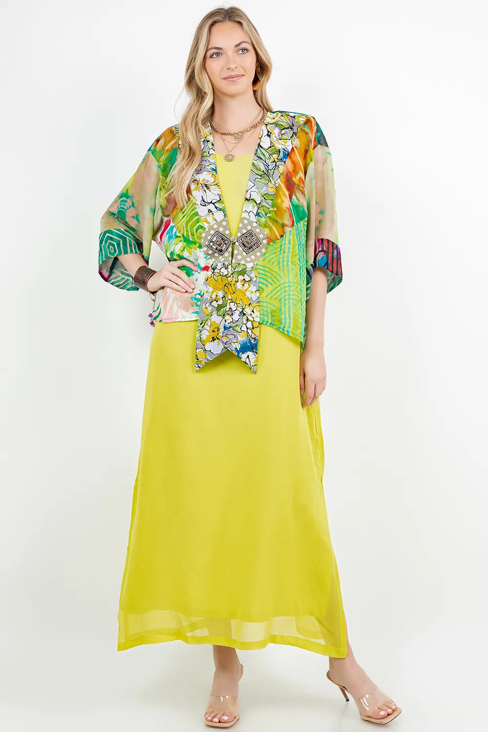 Sterling Style Frog Closure Jacket - 6073J CITRUS