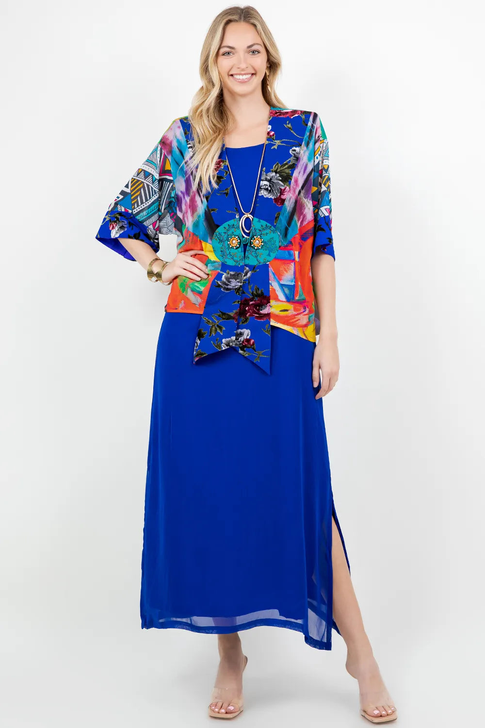 Sterling Style Frog Closure Jacket - 6074J ULTRAMARINE