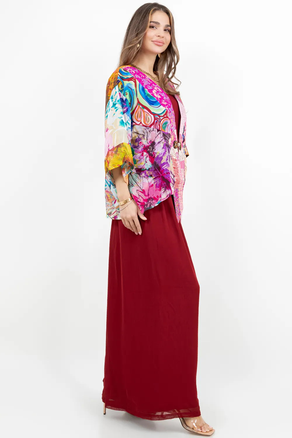 Sterling Style Frog Closure Jacket - 6077J PINK