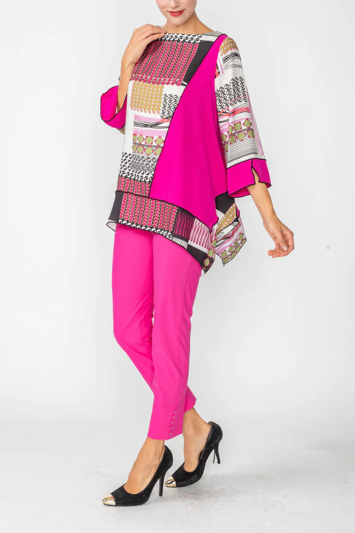 IC COLLECTION Top- 6077T- FUCHSIA