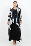 Sterling Style Short Butterfly Jacket - 6091SBJ BLK/WHT