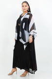 Sterling Style Short Butterfly Jacket - 6091SBJ BLK/WHT
