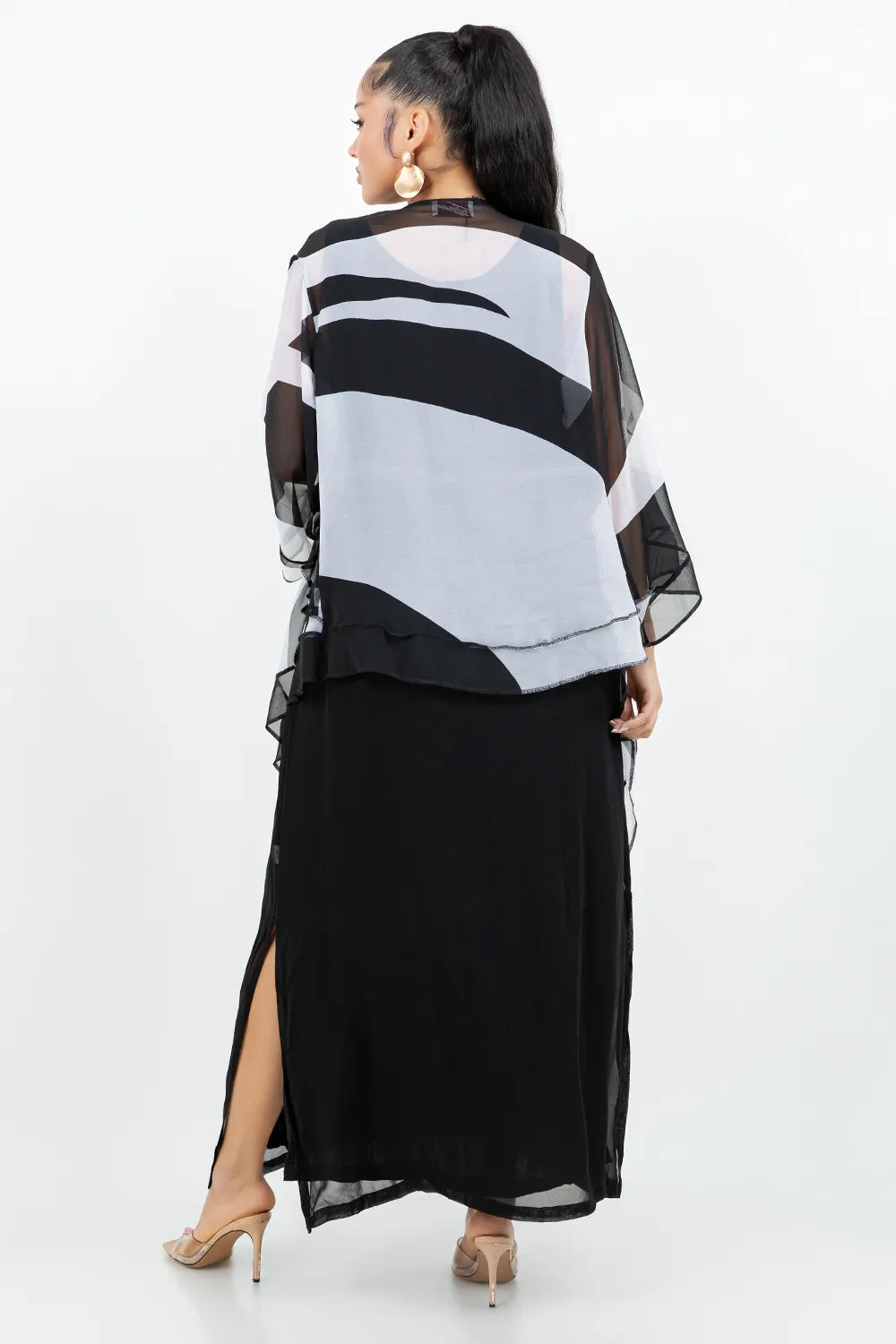 Sterling Style Short Butterfly Jacket - 6091SBJ BLK/WHT