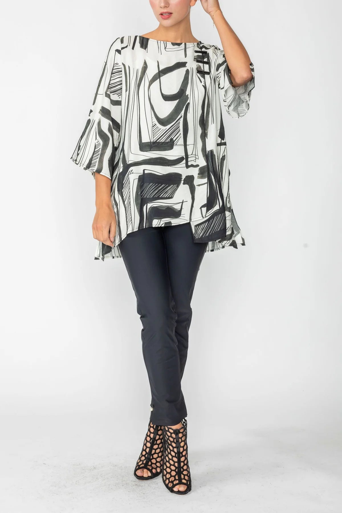 IC COLLECTION Top- 6104T- BLACK