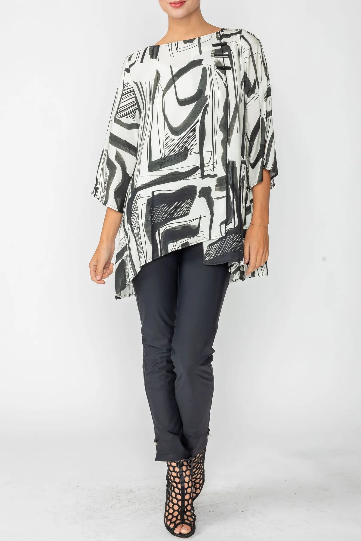 IC COLLECTION Top- 6104T- BLACK