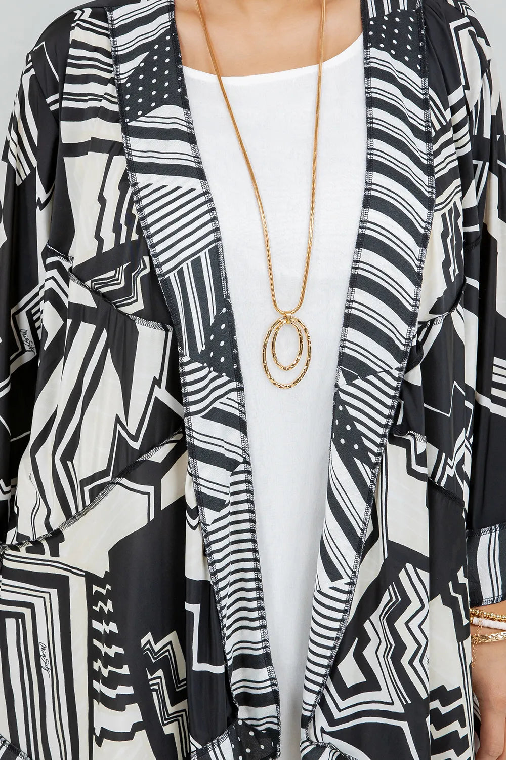 Sterling Style Short Butterfly Jacket - 6109SBJ BLACK/WHITE