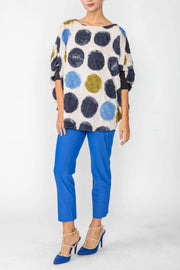 IC COLLECTION Top- 6113T- BLUE