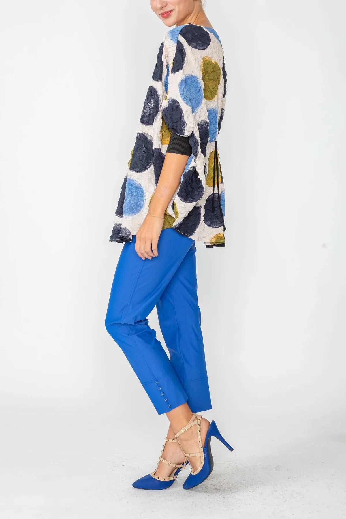 IC COLLECTION Top- 6113T- BLUE