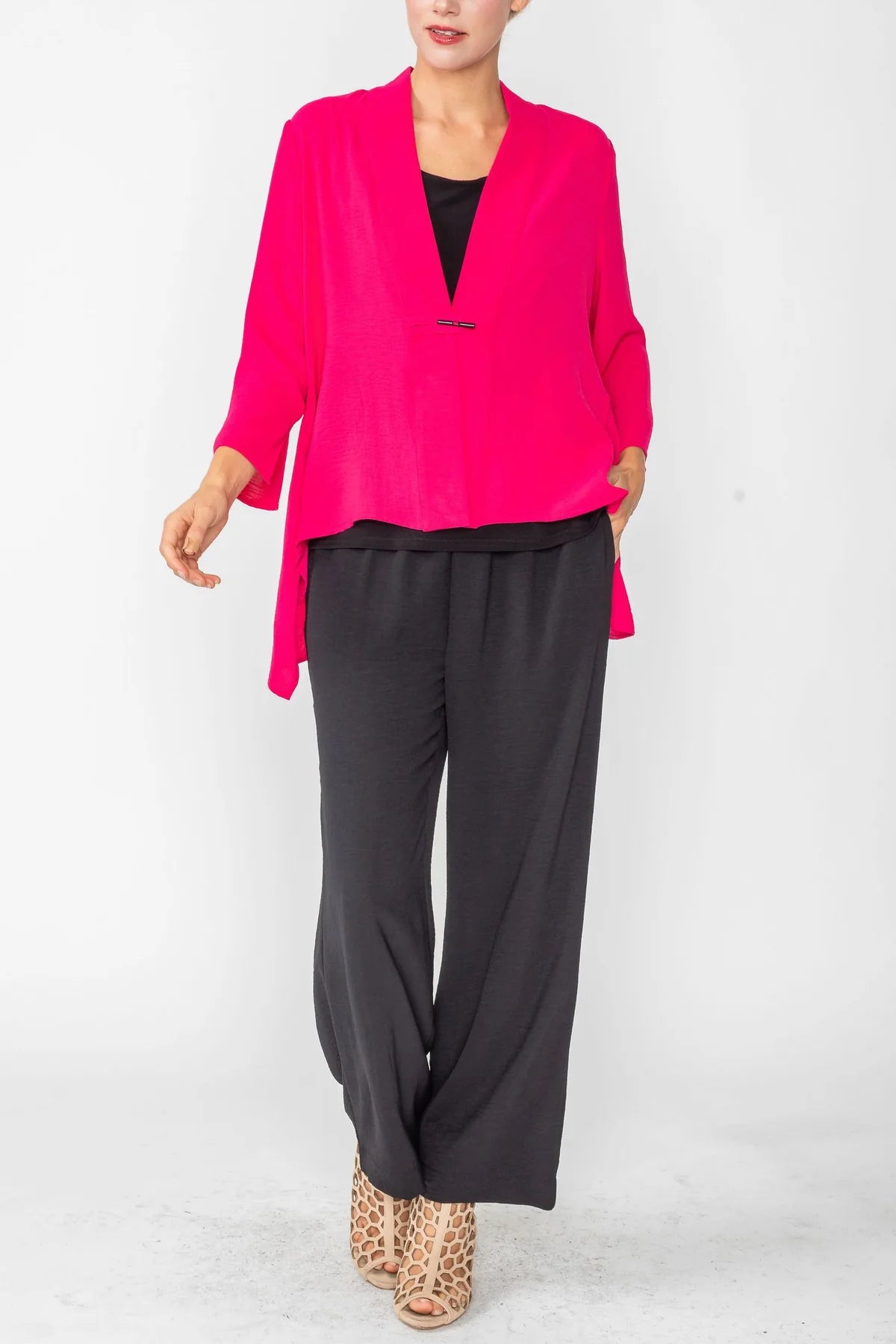 IC COLLECTION Jacket- 6114J- FUCHSIA