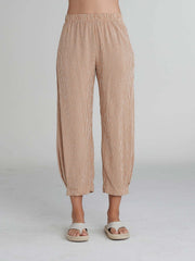 CUT LOOSE - Crinkle Check Side Pleat Pant - 6122205