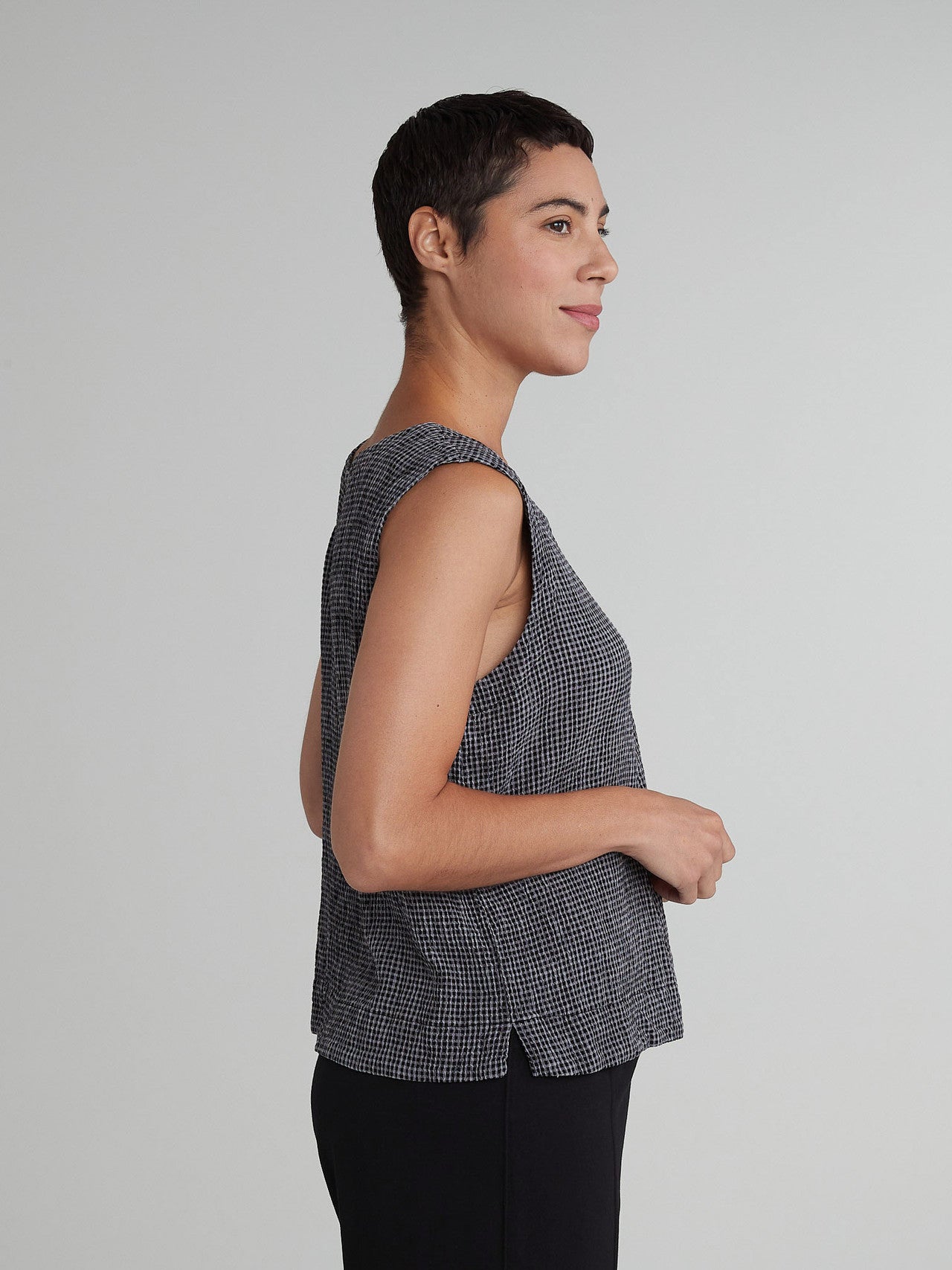 CUT LOOSE - Crinkle Check Shell - 6125331