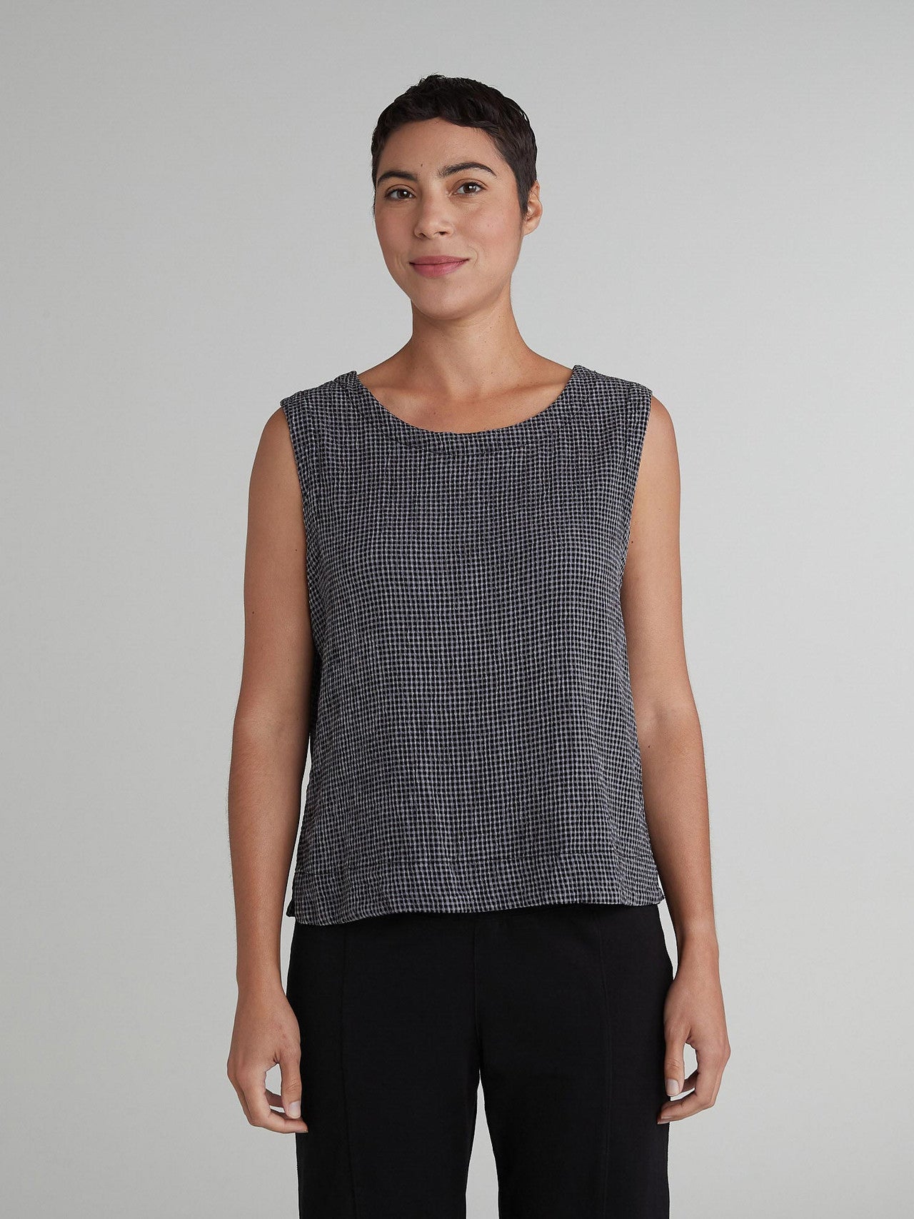 CUT LOOSE - Crinkle Check Shell - 6125331