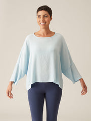 CUT LOOSE - Crinkle Check One-Size Crop Top - ONE SIZE - 6126511