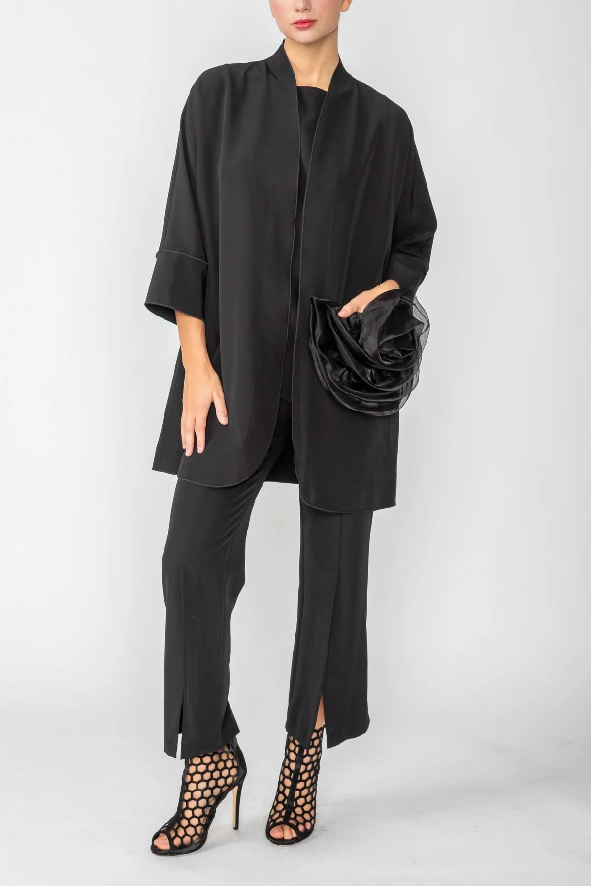 IC COLLECTION Jacket- 6130J- BLACK