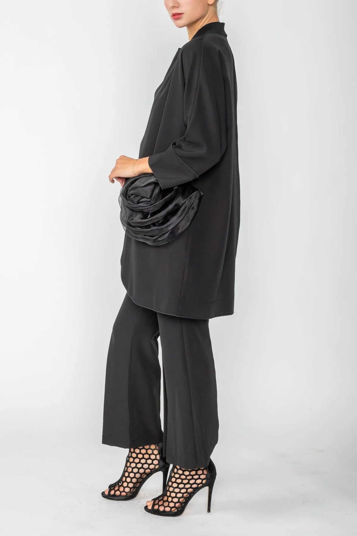 IC COLLECTION Jacket- 6130J- BLACK
