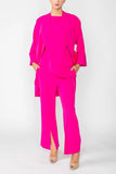 IC COLLECTION Jacket- 6130J- HOT PINK