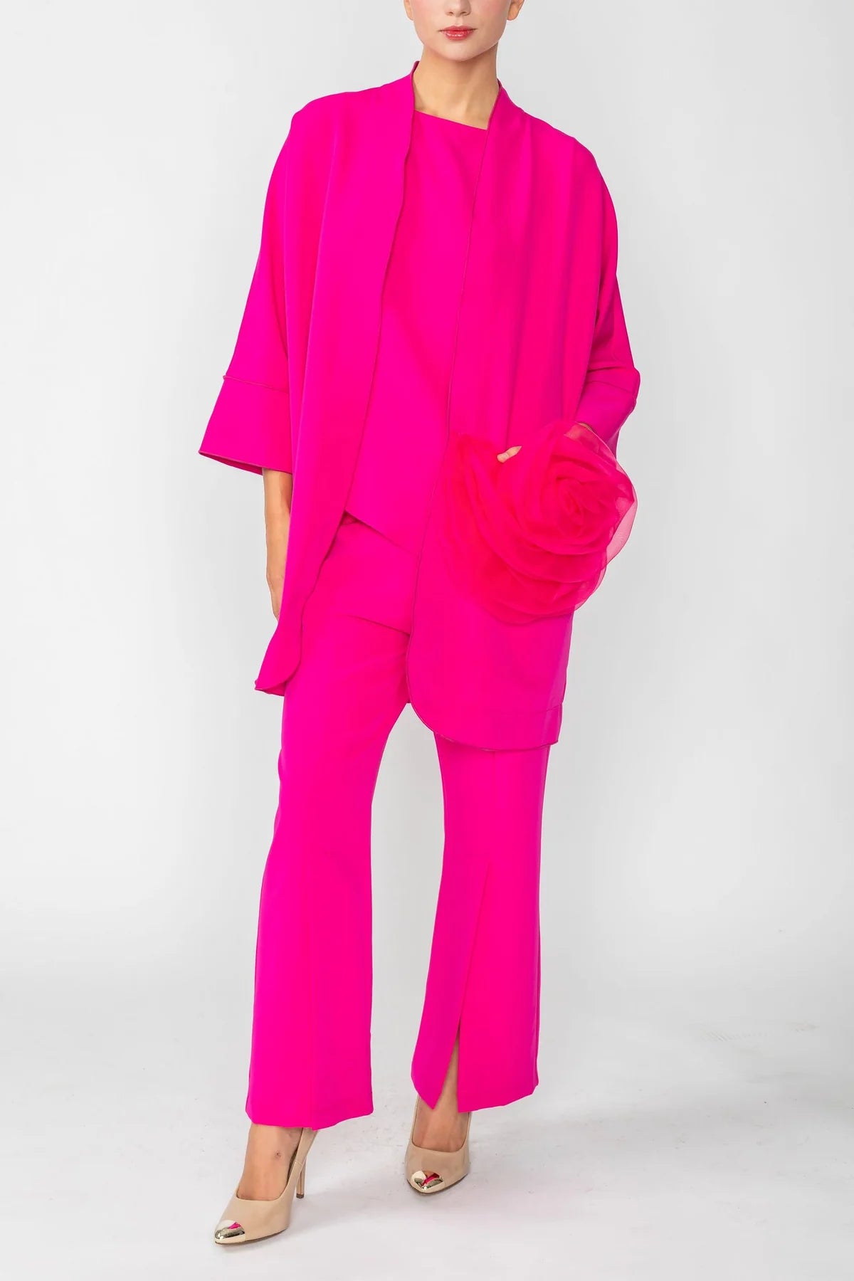 IC COLLECTION Jacket- 6130J- HOT PINK