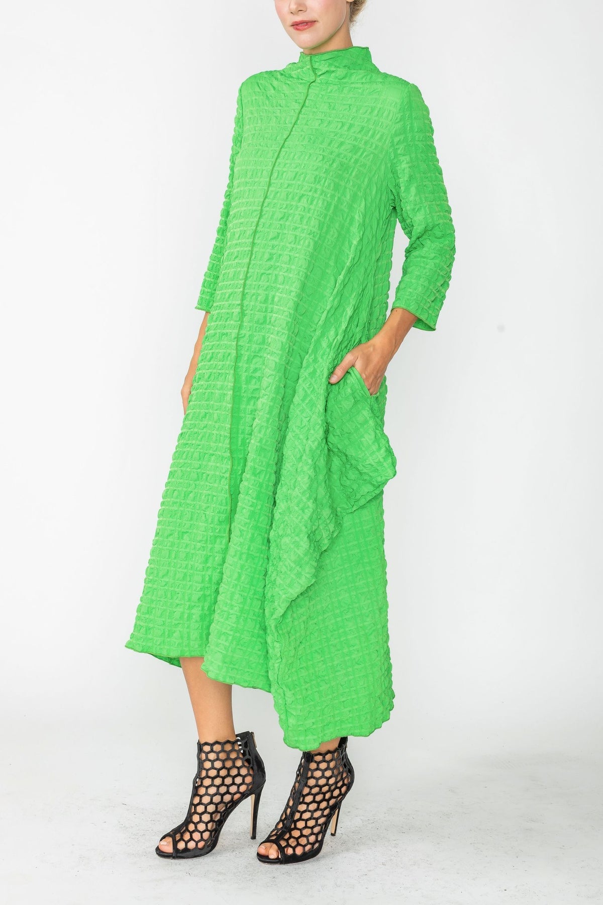 IC COLLECTION Dress - 6135D - GREEN