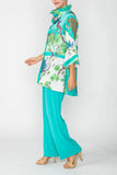 IC COLLECTION Top- 6137T- TURQUOISE