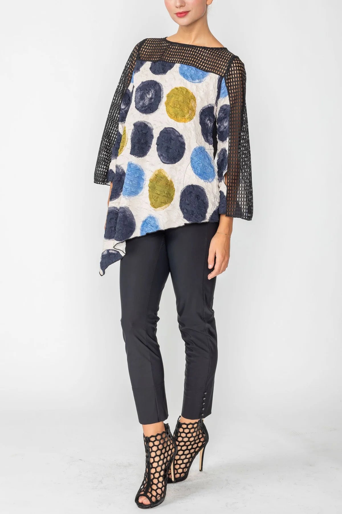 IC COLLECTION Top- 6142T- BLUE