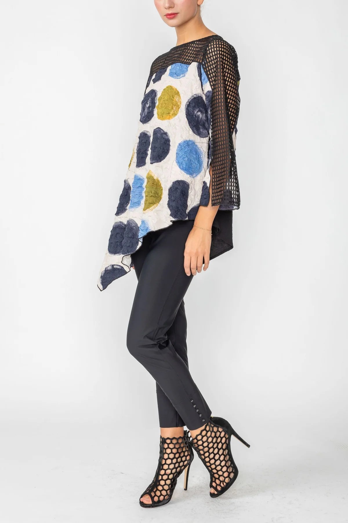 IC COLLECTION Top- 6142T- BLUE