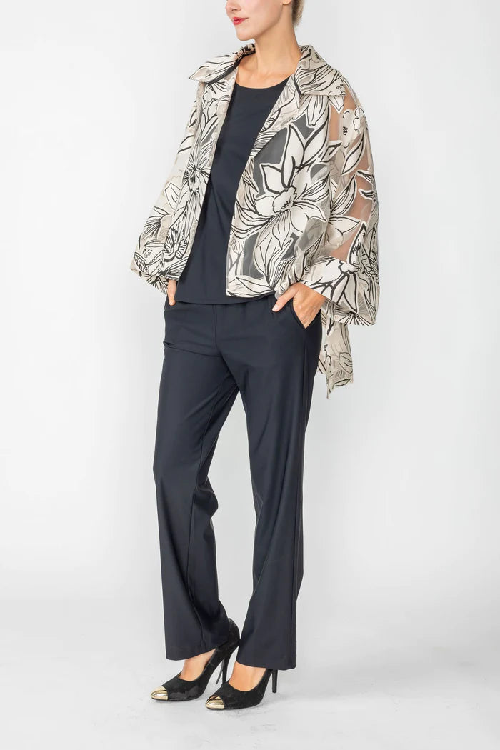 IC COLLECTION Jacket- 6154J- CREAM