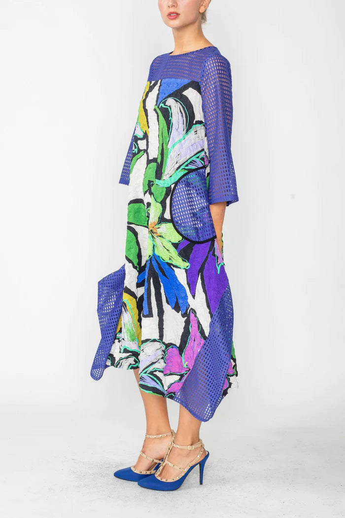 IC COLLECTION Dress- 6157D- MULTI