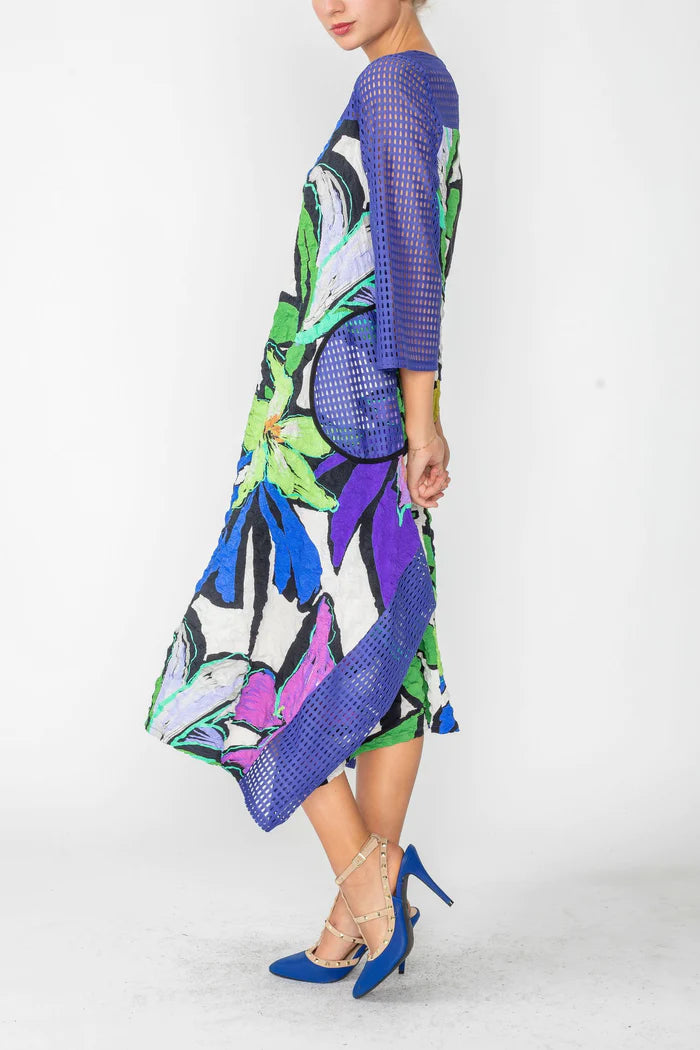 IC COLLECTION Dress- 6157D- MULTI