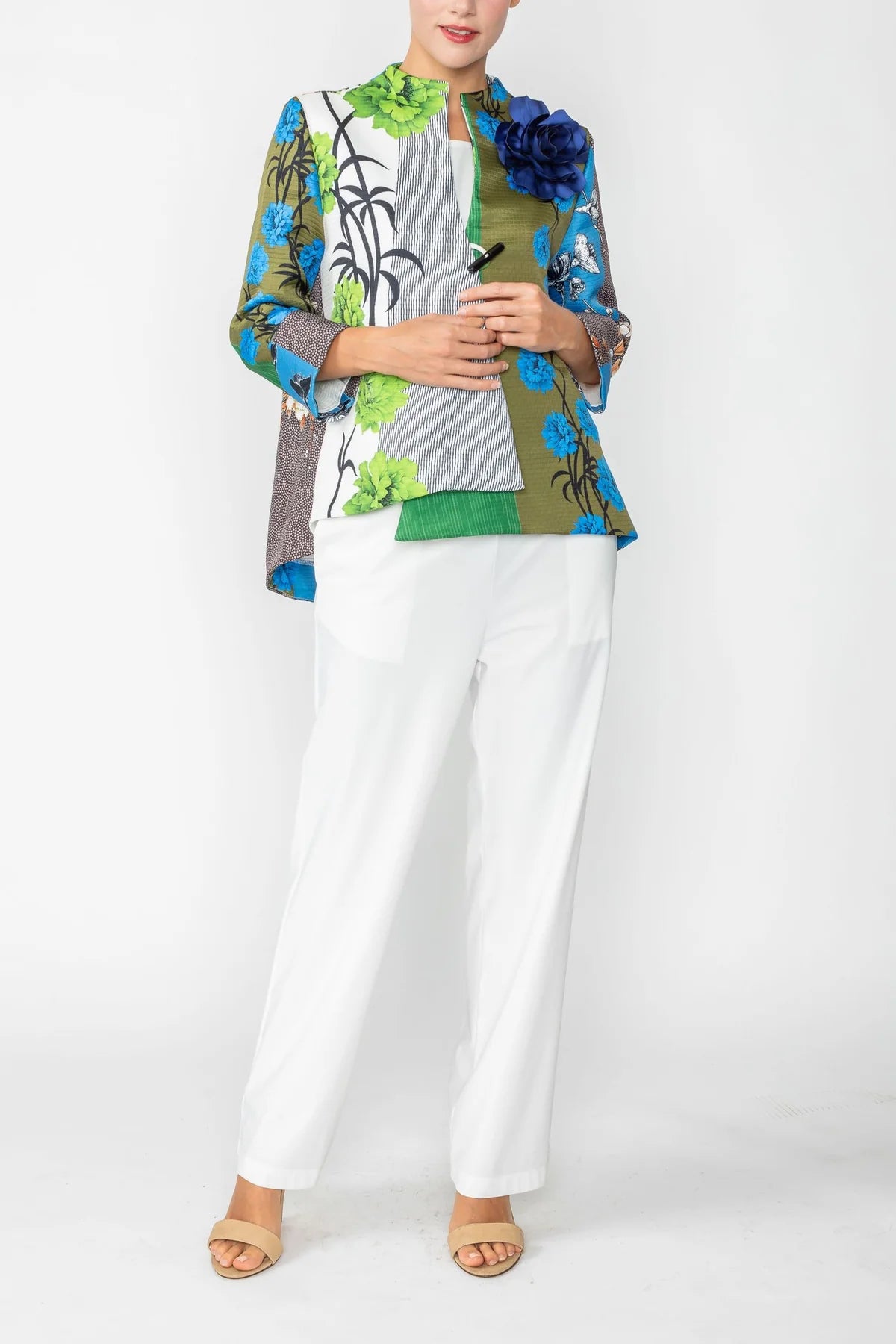IC COLLECTION Jacket- 6160J- GREEN