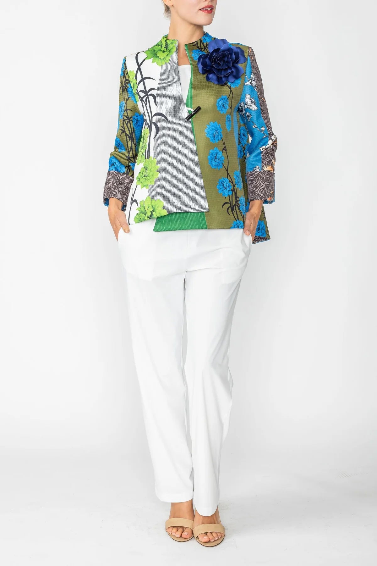 IC COLLECTION Jacket- 6160J- GREEN