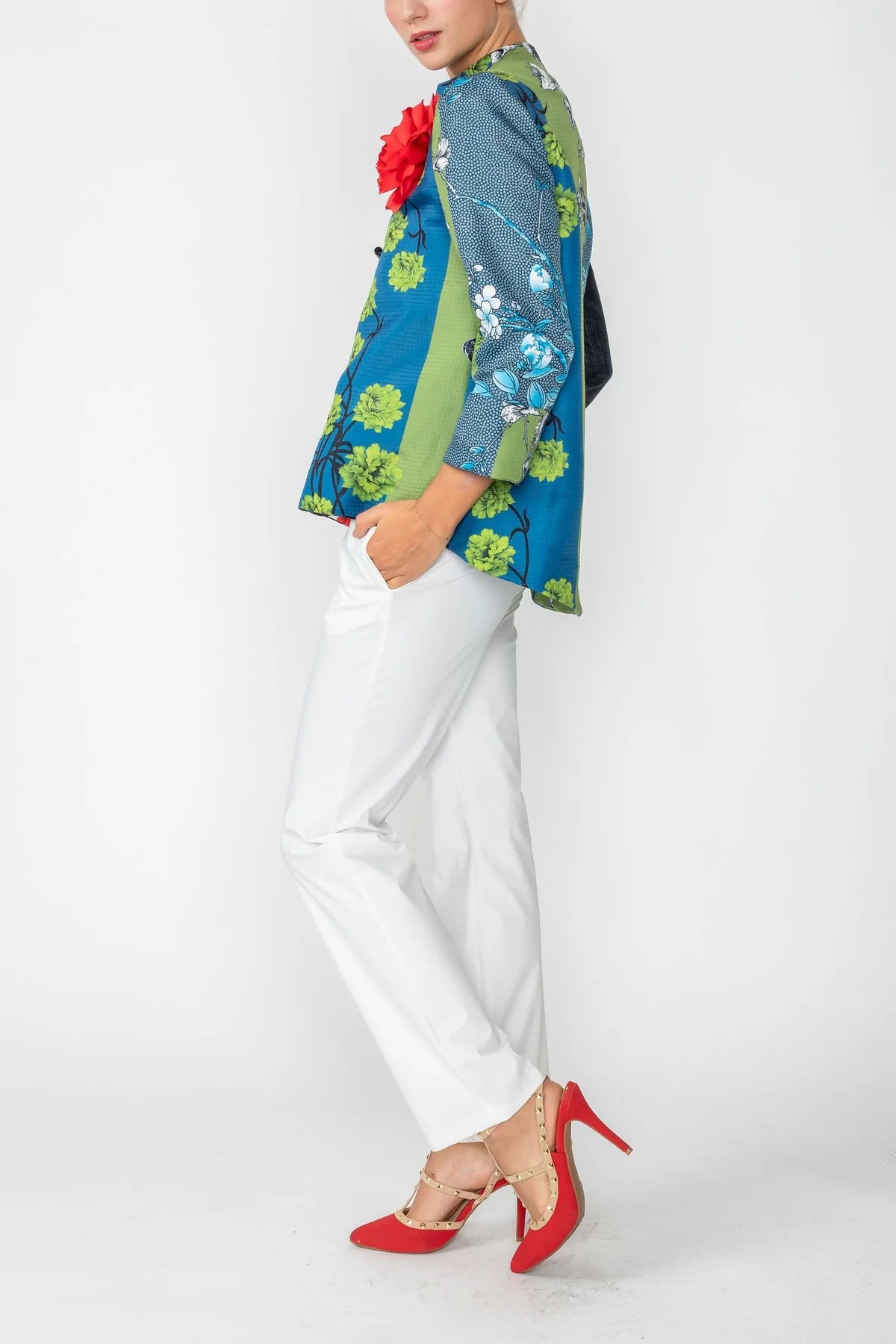 IC COLLECTION Jacket- 6160J- RED