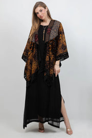Sterling Style Short Butterfly Jacket - 6166SBJ Blk/Gold