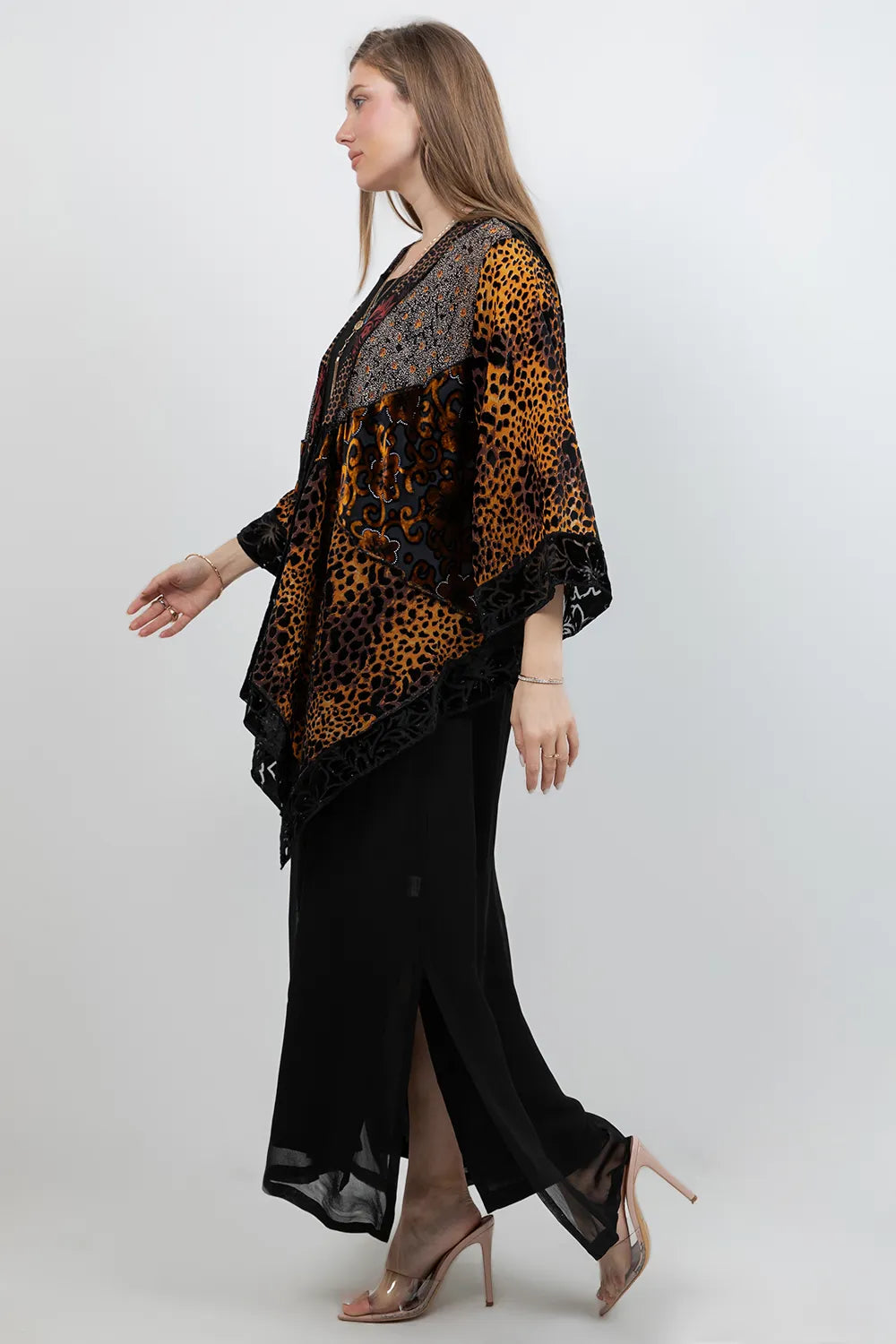 Sterling Style Short Butterfly Jacket - 6166SBJ Blk/Gold