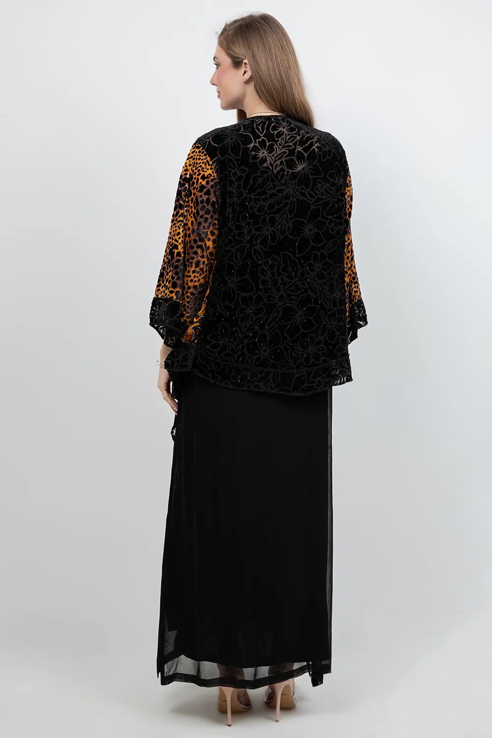 Sterling Style Short Butterfly Jacket - 6166SBJ Blk/Gold