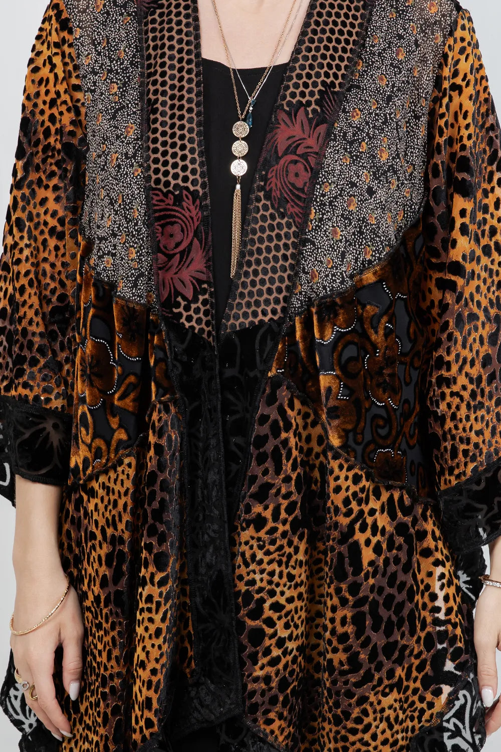 Sterling Style Short Butterfly Jacket - 6166SBJ Blk/Gold