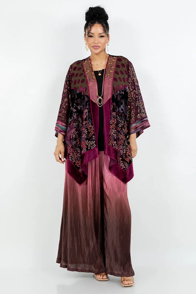 Sterling Style Short Butterfly Jacket - 6167SBJ Wine – The Total Look