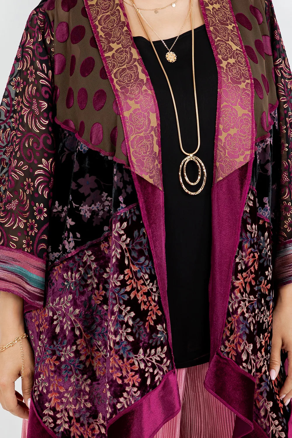 Sterling Style Short Butterfly Jacket - 6167SBJ Wine
