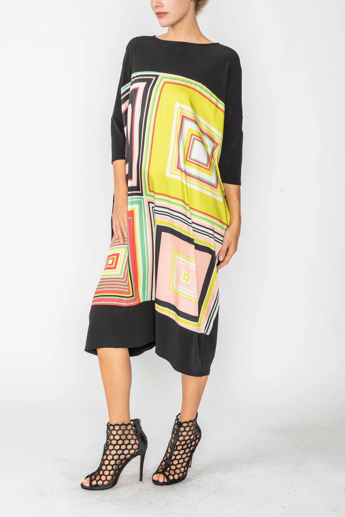 IC COLLECTION Dress - 6174D - MULTI