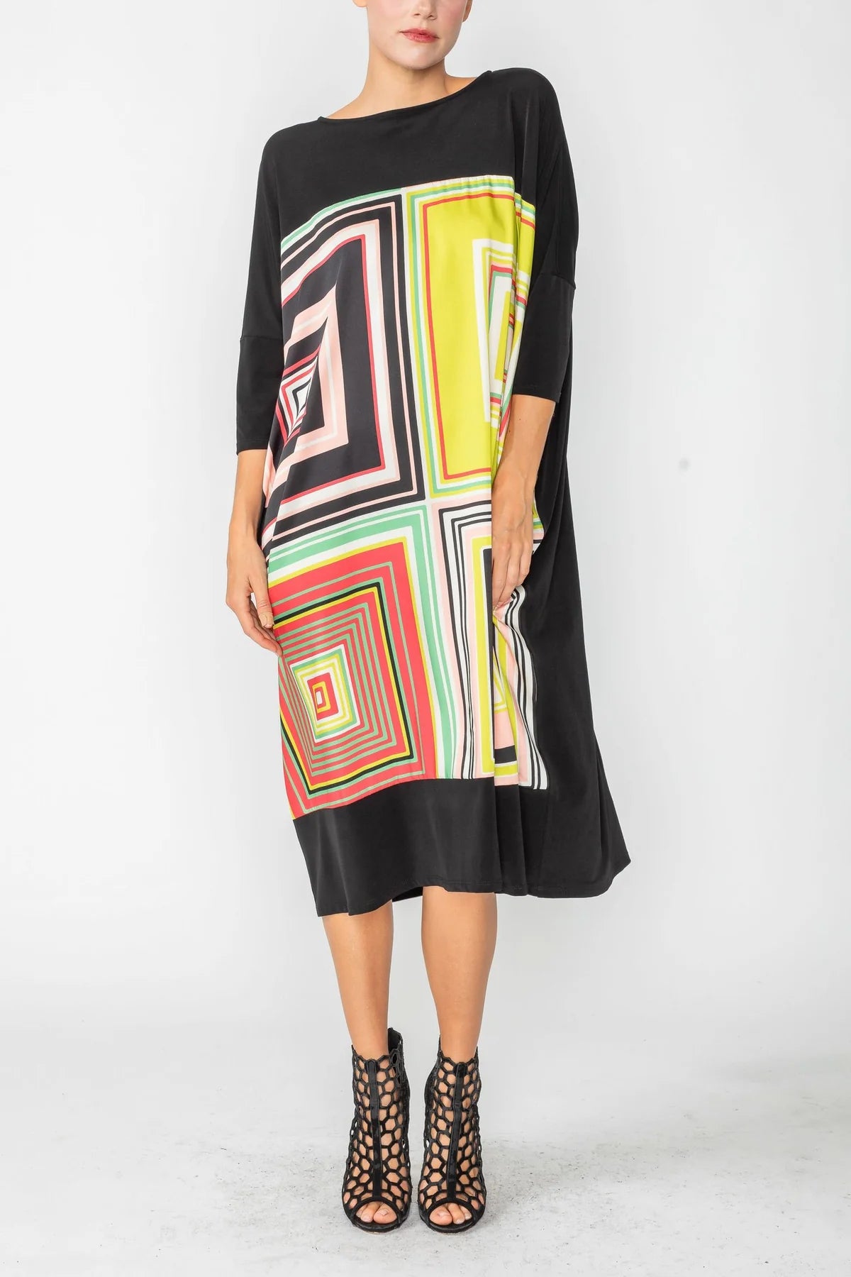 IC COLLECTION Dress - 6174D - MULTI