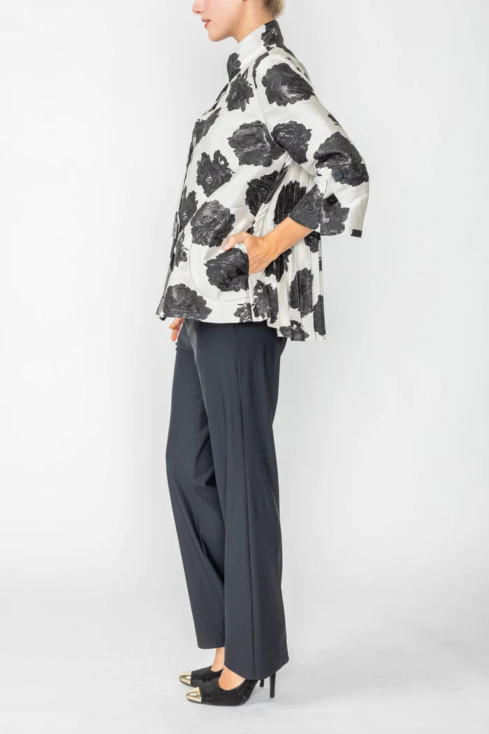 IC COLLECTION Jacket- 6176J- BLACK