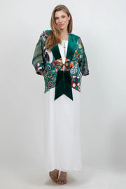 Sterling Style Frog Closure Jacket - 6188J Emerald