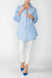IC COLLECTION Blouse- 6190B- BLUE